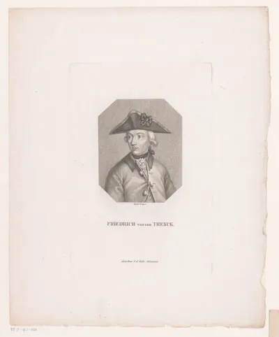 Portret van Friedrich von der Trenck