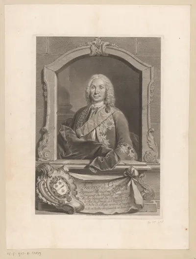 Portret van Friedrich von Görne