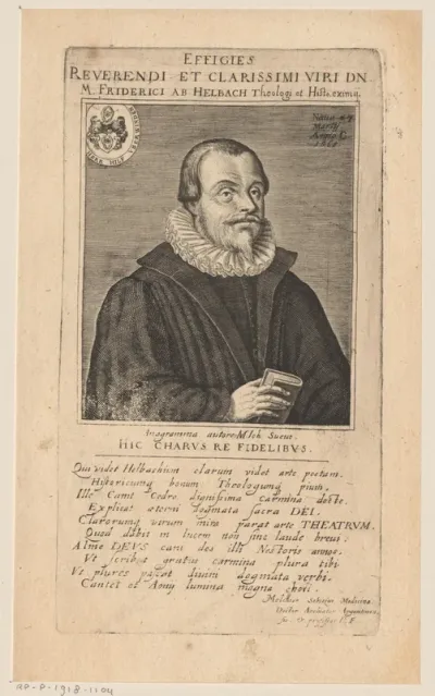 Portret van Friedrich von Helbach