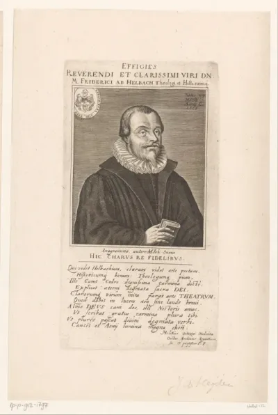 Portret van Friedrich von Helbach