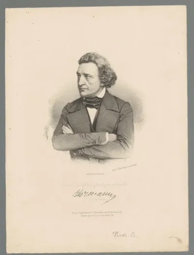 Portret van Friedrich von Hermann