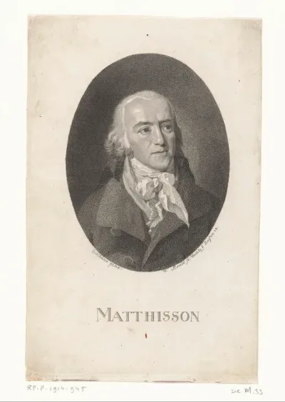 Portret van Friedrich von Matthisson