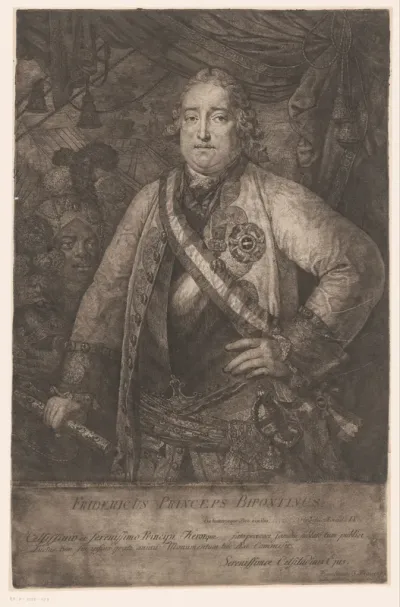 Portret van Friedrich von Pfalz-Zweibrücken-Veldenz