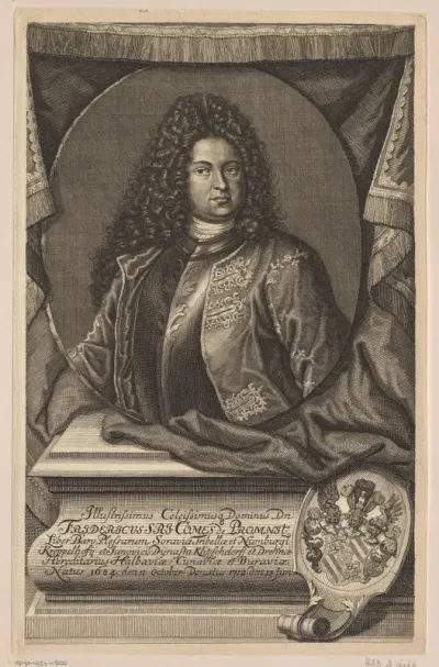 Portret van Friedrich von Promnitz