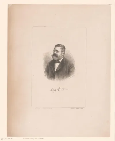 Portret van Friedrich von Raumer