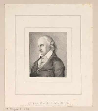 Portret van Friedrich von Schiller