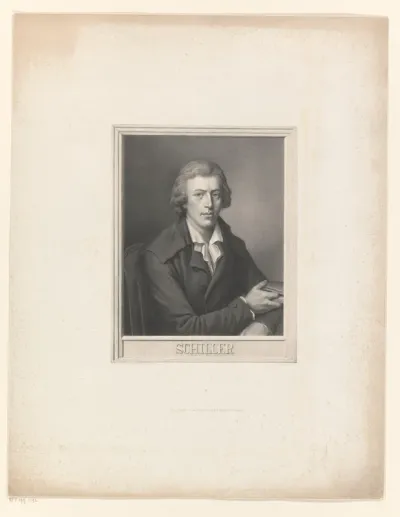 Portret van Friedrich von Schiller
