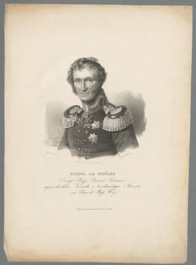 Portret van Friedrich von Schöler