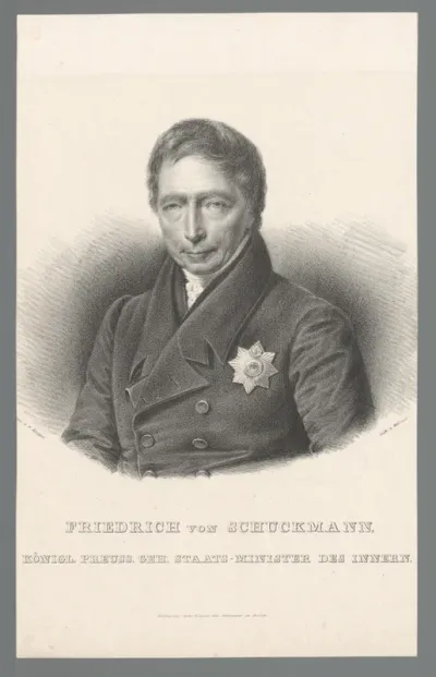 Portret van Friedrich von Schuckmann