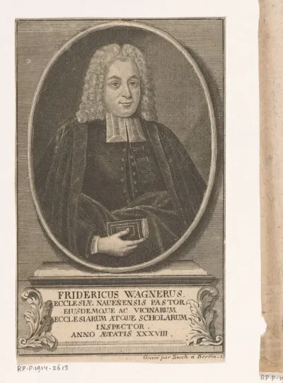 Portret van Friedrich Wagner