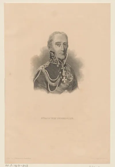 Portret van Friedrich Wilhelm Bülow von Dennewitz