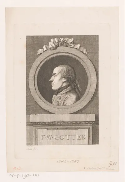 Portret van Friedrich Wilhelm Gotter