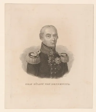 Portret van Friedrich Wilhelm, graaf Bülow von Dennewitz
