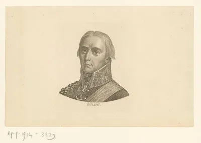 Portret van Friedrich Wilhelm, Graf Bülow von Dennewitz