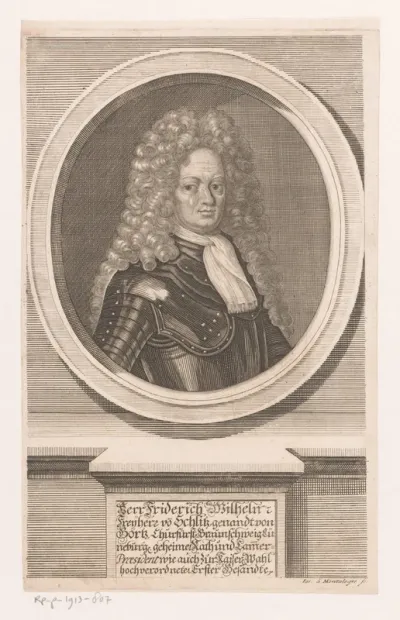 Portret van Friedrich Wilhelm, Graf von Schlitz
