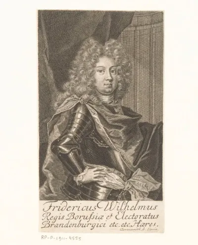 Portret van Friedrich Wilhelm I, koning van Pruisen