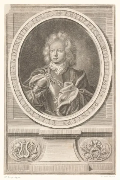 Portret van Friedrich Wilhelm I van Pruisen als kroonprins