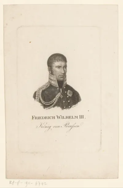 Portret van Friedrich Wilhelm III, koning van Pruisen