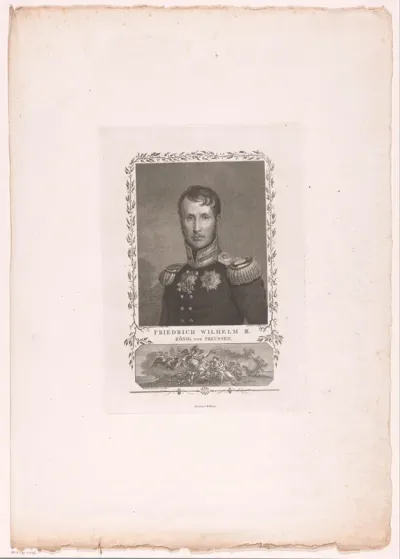 Portret van Friedrich Wilhelm III van Pruisen