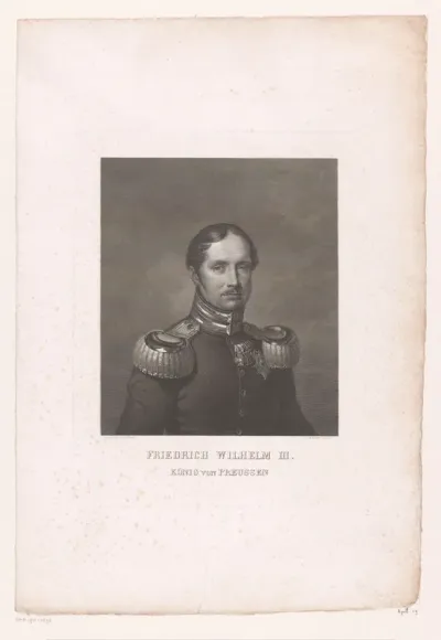 Portret van Friedrich Wilhelm III van Pruissen