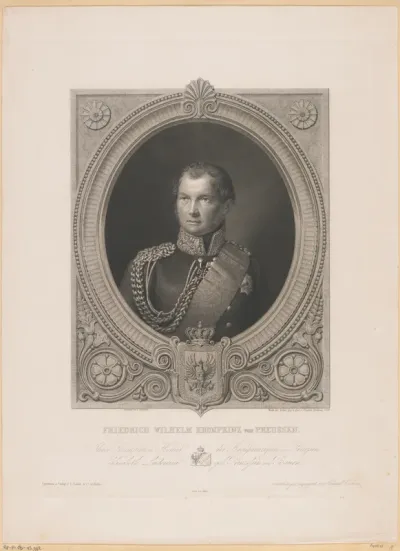 Portret van Friedrich Wilhelm IV