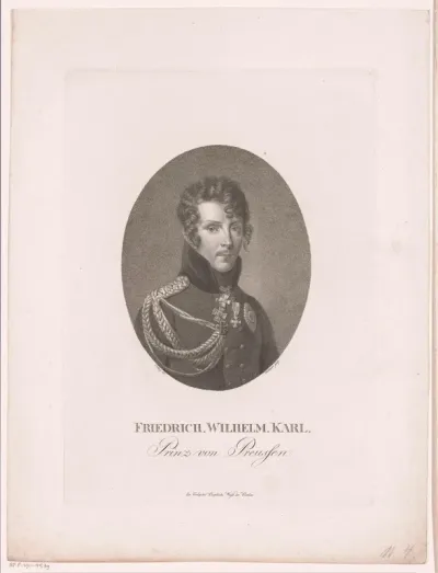 Portret van Friedrich Wilhelm Karl van Pruisen