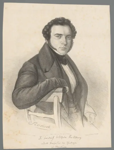 Portret van Friedrich Wilhelm Rettberg