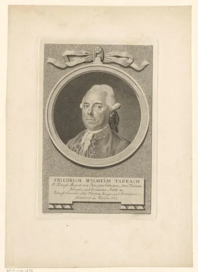 Portret van Friedrich Wilhelm Tarrach