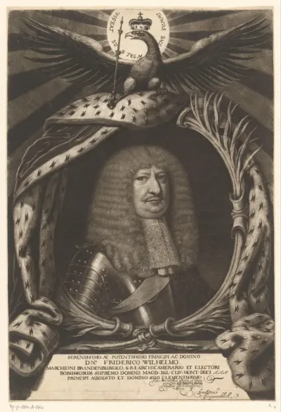 Portret van Friedrich Wilhelm van Brandenburg