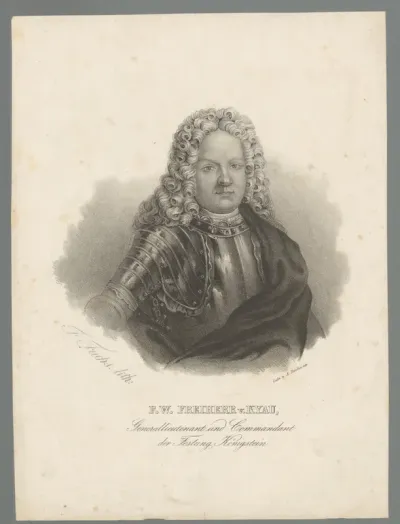 Portret van Friedrich Wilhelm von Kyaw
