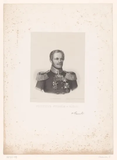 Portret van Friedrich Wilhelm von Rauch