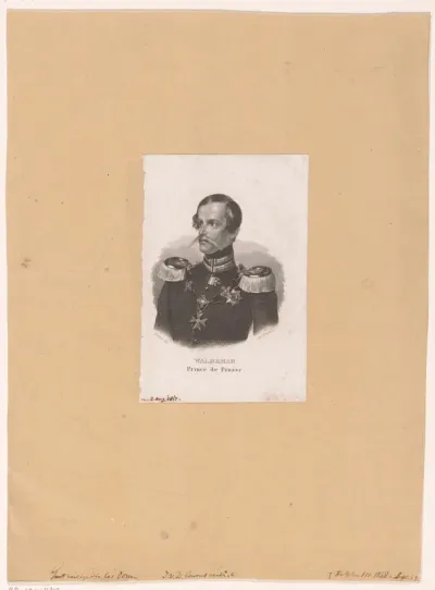 Portret van Friedrich Wilhelm Waldemar von Preussen