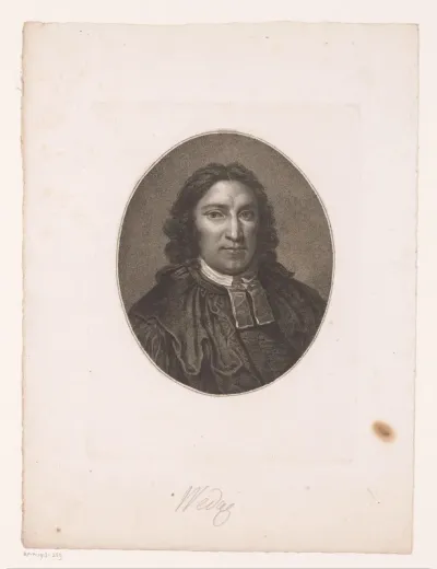 Portret van Friedrich Wilhelm Wedag