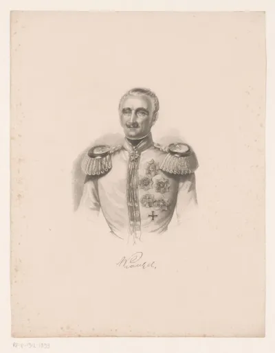 Portret van Friedrich Wrangel
