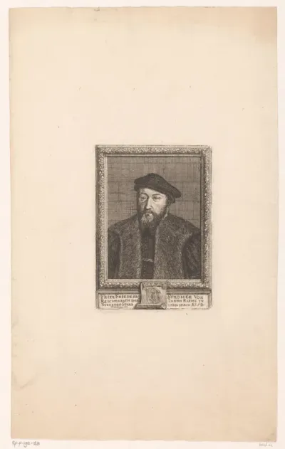 Portret van Fritz Friedrich Stromer