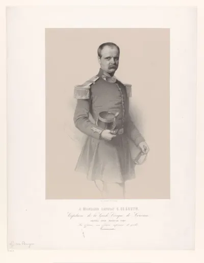 Portret van G. de Bruyn