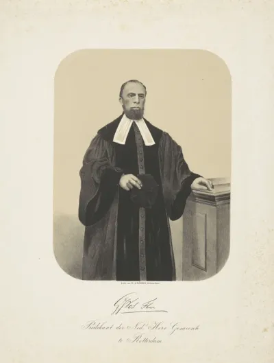 Portret van G. J. Vos. Florisz.
