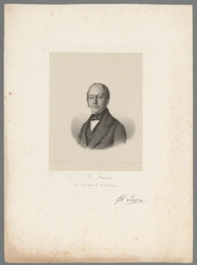 Portret van G. Lensing