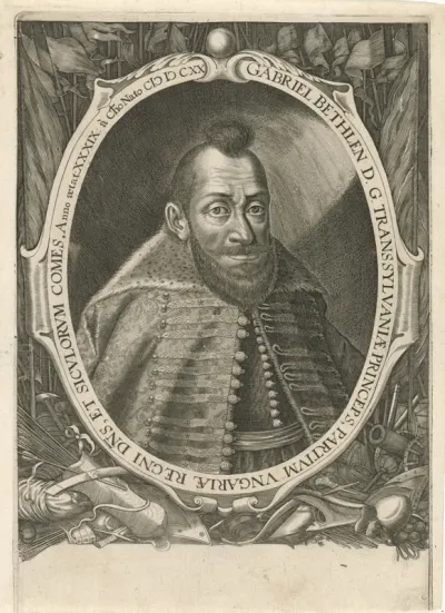Portret van Gabriel Bethlen, prins van Transsylvanië