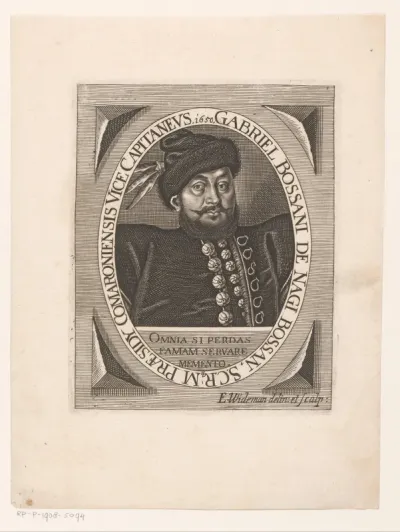 Portret van Gabriel Bossani de Nagi Bossan