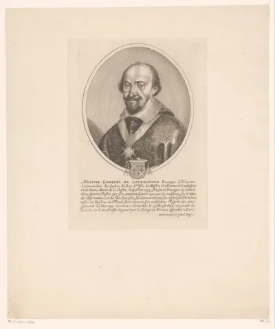 Portret van Gabriel de L'Aubespine