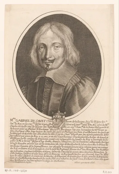 Portret van Gabriel du Sault