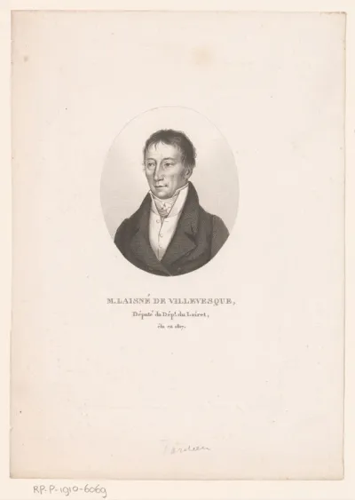 Portret van Gabriel-Jacques Laisné de Villévêque