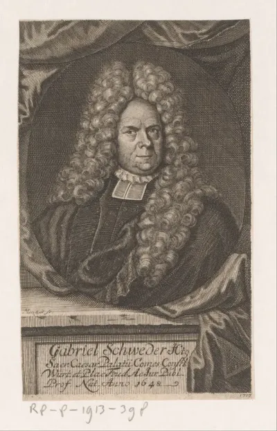 Portret van Gabriel Schweder
