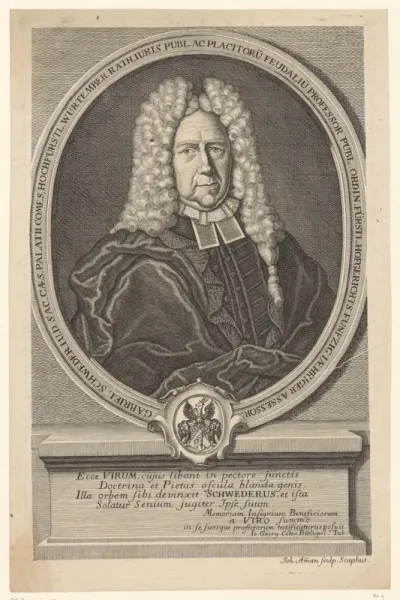 Portret van Gabriel Schweder