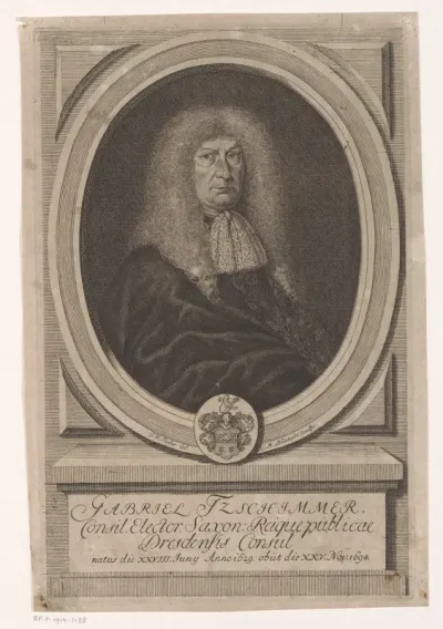 Portret van Gabriel Tzschimmer