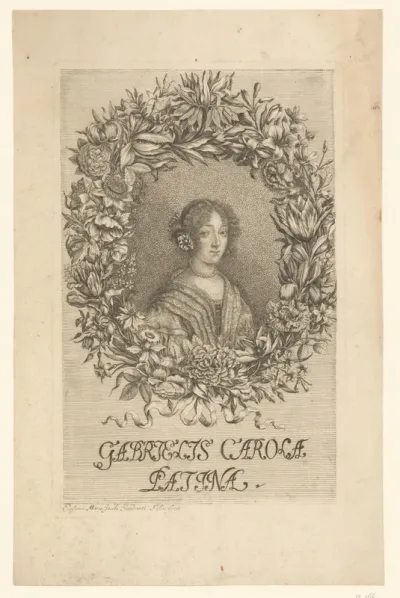 Portret van Gabrielle-Charlotte Patin