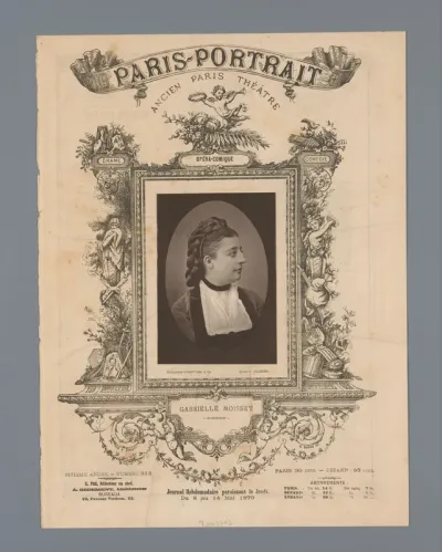 Portret van Gabrielle Moisset
