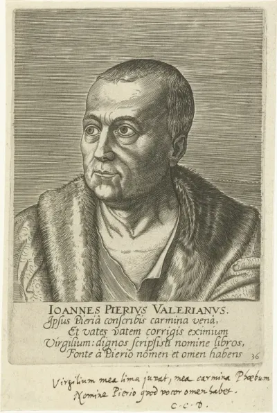 Portret van Gaimpietro Valeriano