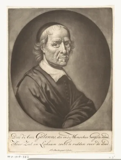 Portret van Galenus Abrahamsz. de Haan